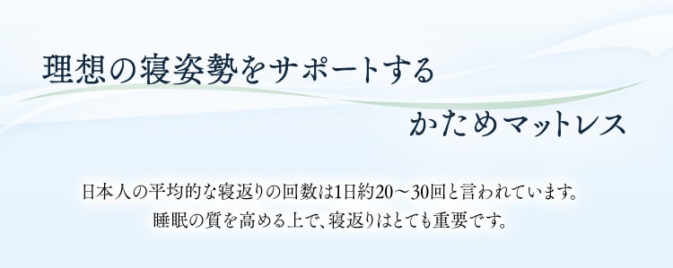 センターフィットマットレスのポイント