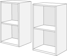2�i�̃J���[�{�b�N�X��2�g�ݗ��Ă�B