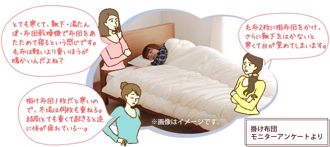 冬の睡眠、こんな悩みはありませんか?
