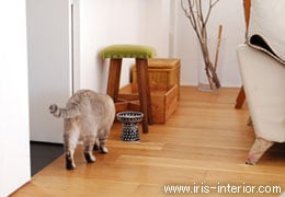 インテリアに馴染むよう製作してもらいました
