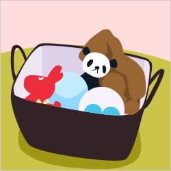 �o�X�P�b�g�ɓ���邾���Ȃ�ȒP�B��l�ɂЂƂp�ӂ��Ă����̂�����