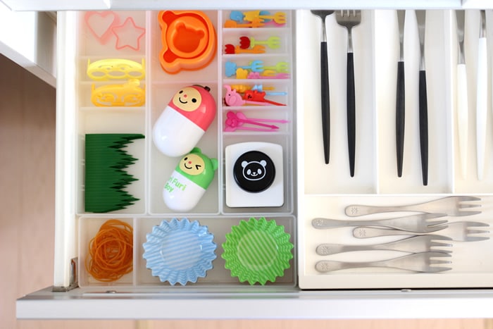朝のお弁当作りがラクになる!お弁当グッズのすっきり収納