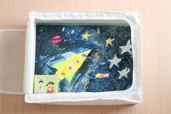 残すのは厳選したものだけ、収納スペースも考慮して