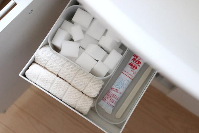 水回り掃除の悩みにはメラミンスポンジ