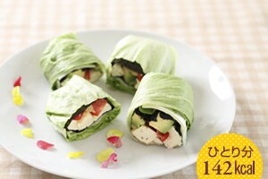 アボカド・豆腐のレタス巻き