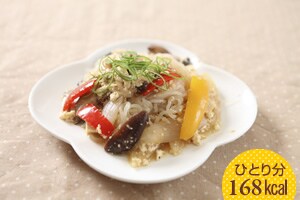 黒酢あんかけしらたきパスタ