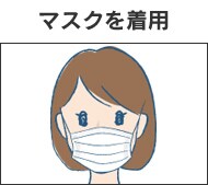 マスクを着用