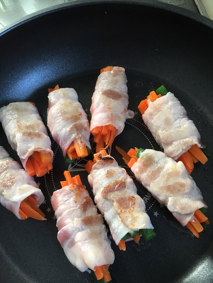 野菜の肉巻き