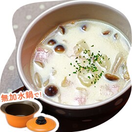 おもちで♪クラムチャウダー