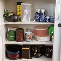 【Before】シンク下の食器棚