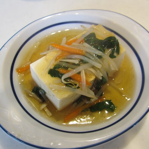お豆腐の野菜あんかけ