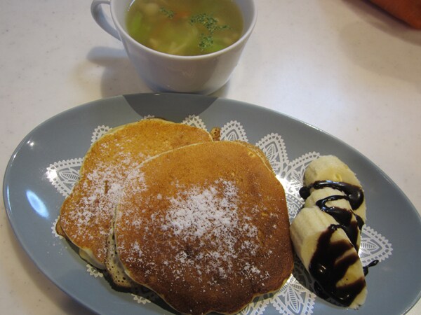 りんごのパンケーキ