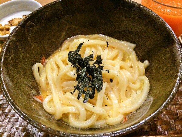何もない時のかま玉うどん
