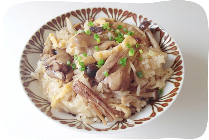 第5回 きのこたっぷり炊き込みごはん
