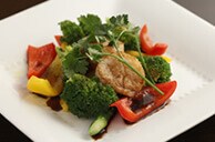 ホタテとお野菜のグリル バルサミコソース