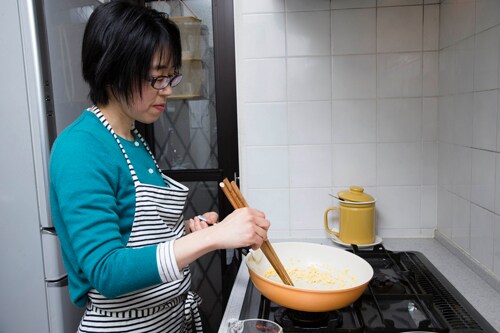 そぼろを作る