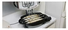 秋刀魚4匹がムラなく焼ける!