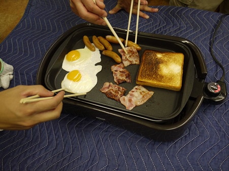 仕事中断して、追加で焼く焼く・・!