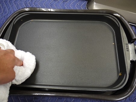 周りを拭いて はい完了。