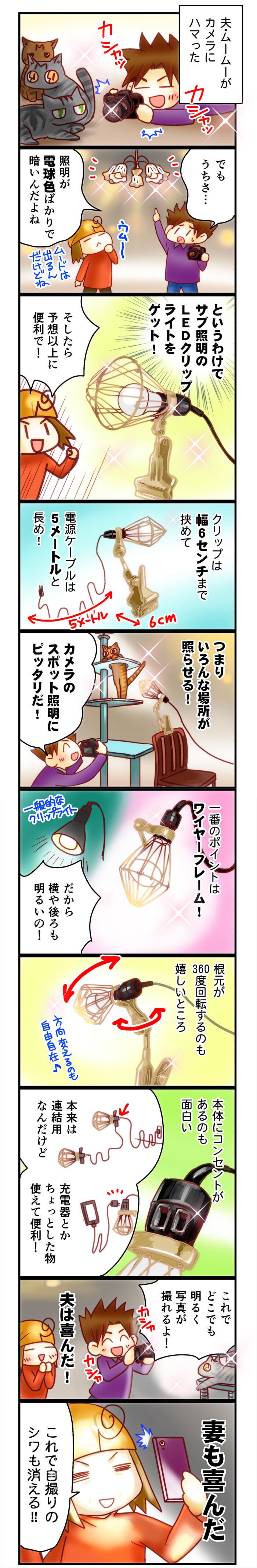 ���C���[�t���[��������S�������邢��LED�N���b�v���C�g����I