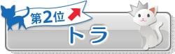 第2位 トラ ↑