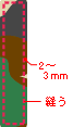 �܂����[����2�`3mm�̂Ƃ����\����~�V���ŖD���܂��B