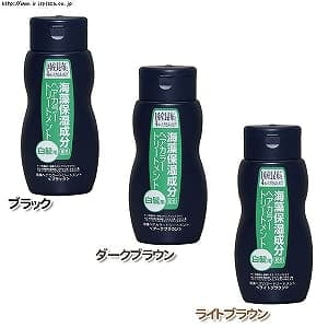 【クリックでお店のこの商品のページへ】【数量限定】海藻ヘアカラートリートメント HCT-200BL・HCT-200DB・HCT-200LB ブラック・ダークブラウン・ライトブラウン【国産昆布エキス配合】    国産の昆布エキスを配合した白髪用のヘアカラートリートメントです。10分間、3ステップで簡単に自宅で染めることができます。ダメージケア成分を数種類配合しており、髪の毛をいためずに染めることができます。ブラック・ダークブラウン・ライトブラウンの3色からお選びいただけます。