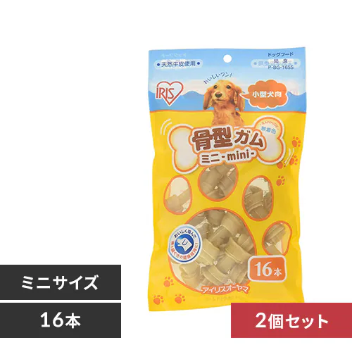 【2個セット】骨型ガム SS16本入 P-BG-16SS 犬 歯磨き デンタルケア_0