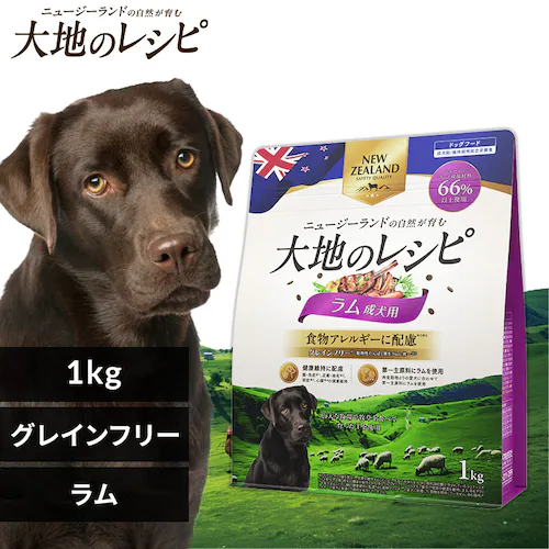 大地のレシピ 成犬用 DRD-R1K ラム1kg_0