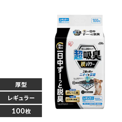 超吸臭ペットシーツ レギュラー 100枚 SCPS-100_0