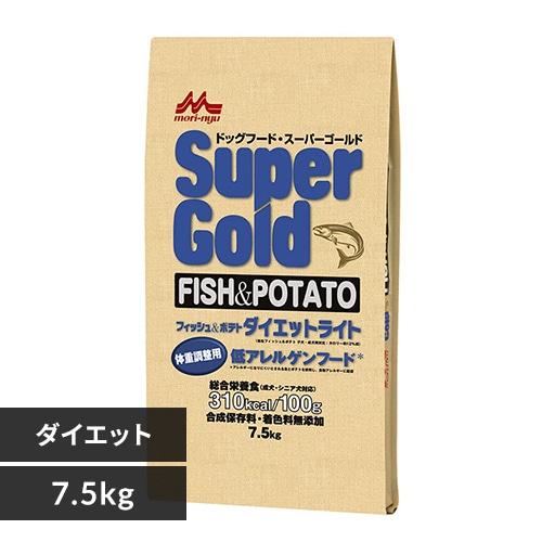 スーパーゴールド フィッシュ&ポテト 2.4kg ダイエットライト 犬