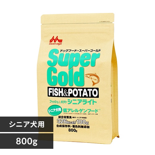 フィッシュ&ポテト 800g シニアライト犬 フード