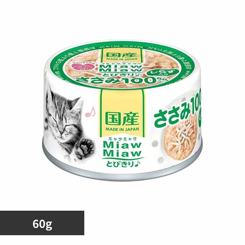MiawMiawとびきり♪ しらす入りささみ 60g 3000733 【プラザセレクト】_0