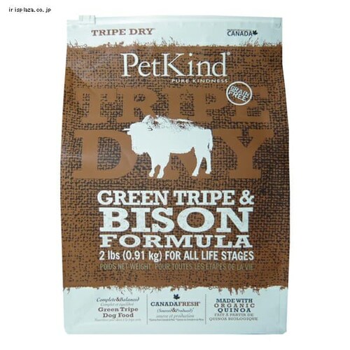 グリーントライプ&バイソン907gドライ トライプ ドッグフード_0