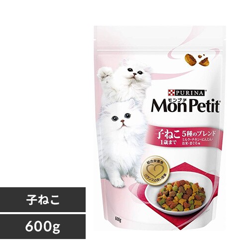 モンプチバッグ 子ねこ用5種のブレンド600g _0