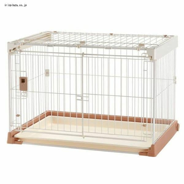 リッチェル お掃除簡単ペットケージ 900 ブラウン 【プラザセレクト
