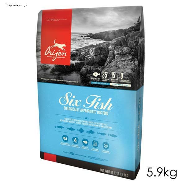  オリジン 6フィッシュ ドッグ5.9kg 【プラザセレクト】