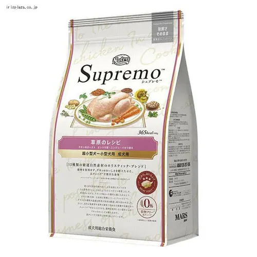 シュプレモ 超小型〜小型 成犬 草原のレシピ チキン NS204 4kg_0