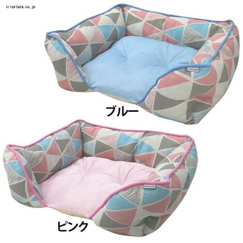 大阪杉本 接触冷感スクエアベッド 三角柄 SB-82 全2色_0