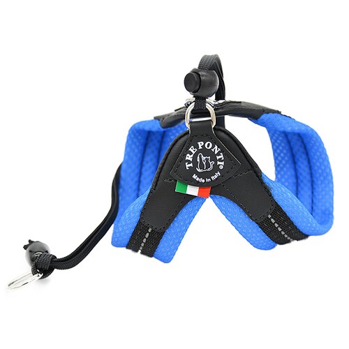 犬 ハーネス Liberta SOFT MESH LTP103 1 ブルー 犬 散歩_0