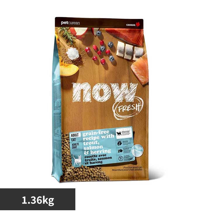 ナウフレッシュ NOW フィッシュアダルトキャット 1.36kg グローバルペットニュートリション
