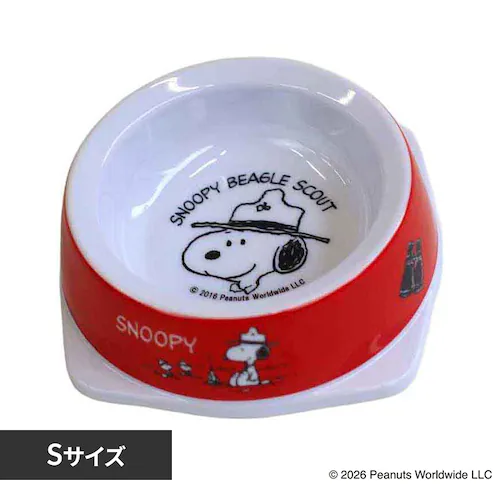 SNOOPY スヌーピーフードボウル S AE9203 レッド_0
