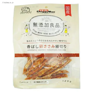 ドギーマン 無添加良品 香ばし鶏ささみ 細切り 120g