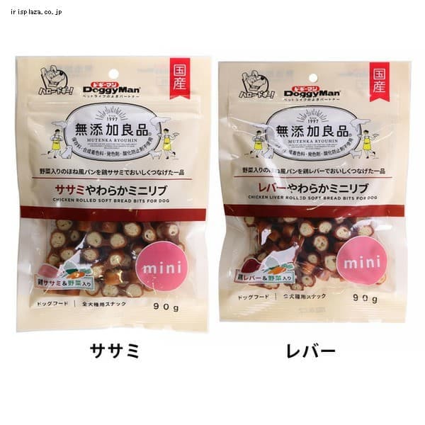 ドギーマン 無添加良品 やわらかミニリブ 90g