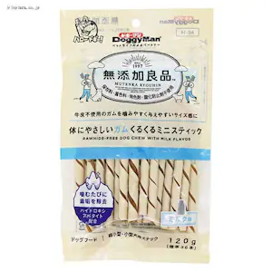 ドギーマン 無添加良品 体にやさしいガム くるくるミニスティック 120g