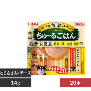 いなば ちゅ〜るごはん とりささみ・チーズバラエティ 14g×20本