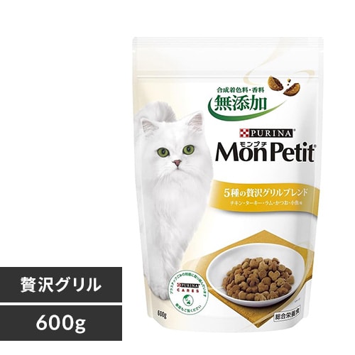 モンプチ ドライ バッグ 600g 12493027 5種の贅沢グリルブレンド