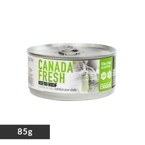 カナダフレッシュ ビーフ 猫用缶詰 85g_0
