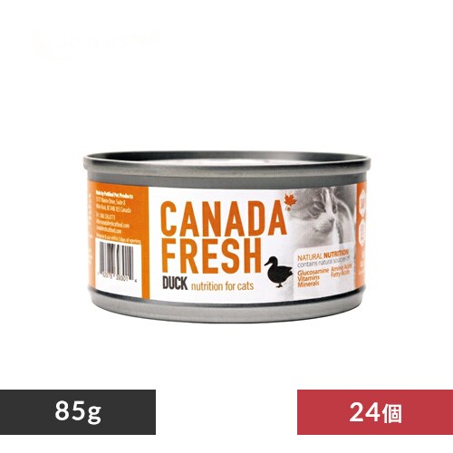 【24個セット】カナダフレッシュ ダック 猫用缶詰 85g_0