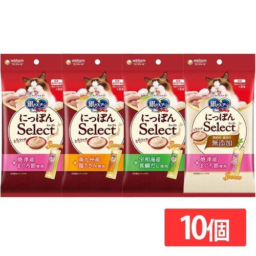 銀のスプーン にっぽんSelect とろリッチ 焼津産まぐろ節使用 6g×8本猫